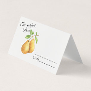 Birnen Brautparty - Hochzeit Tischnummer