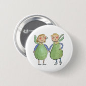 Birnen Button (Vorne & Hinten)