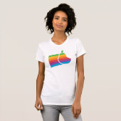 Birnen-Computer - Retro Apple-Logo-Parodie-T - T-Shirt (Vorne ganz)