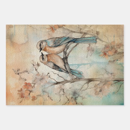 Birnen der Waldfrüchte des Fegeflandes Nr. 1 Geschenkpapier Set (Vorderseite)