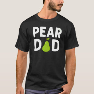 Birnen-Designs für Vater Männer Gartenarbeit Vegan T-Shirt