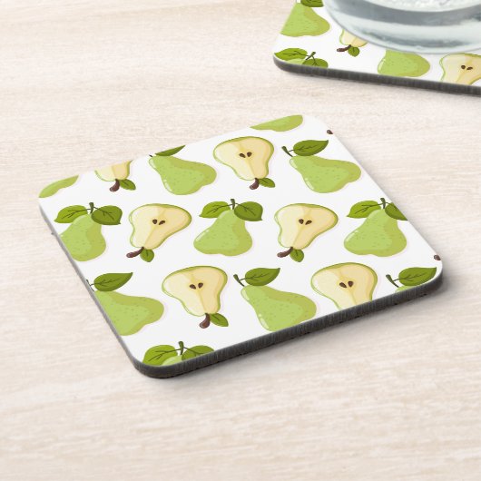 Birnen drucken getränkeuntersetzer (Linke Seite)