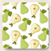 Birnen drucken getränkeuntersetzer (Vorderseite)