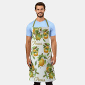 Birnen Fruit Waffle Pattern Schürze (Getragen)