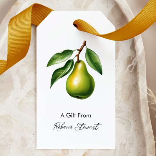 Birnen-Geschenk als personalisiertes Geschenk für  Geschenkanhänger