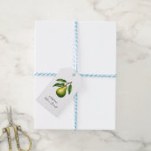 Birnen-Geschenk als personalisiertes Geschenk für  Geschenkanhänger (Mit Garn)