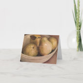 Birnen in einer Bowl Frucht Art Note Card Karte (Vorderseite)