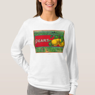 Birnen-Kisten-Aufkleber auf lager T-Shirt