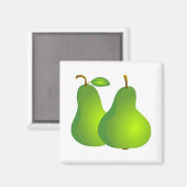 Birnen Magnet (Vorderseite/Rückseite)