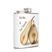 Birnen - meine süße und perfekte Hälfte Flachmann (Rechts)