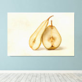 Birnen - meine süße und perfekte Hälfte Leinwanddruck (Insitu (Holzboden))