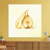 Birnen - meine süße und perfekte Hälfte Leinwanddruck (Insitu (Wohnzimmer))