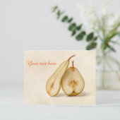 Birnen - meine süße und perfekte Hälfte Postkarte (Stehend Vorderseite)