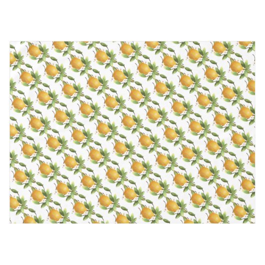 Birnen mit Blume Tischdecke (Vorderseite (Horizontal))