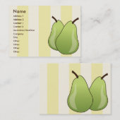 Birnen - mollig visitenkarte (Vorne/Hinten)