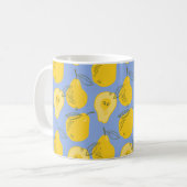 Birnen nahtloses Muster Kaffeetasse (Vorderseite Links)