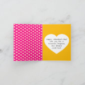 Birnen-Paar zum Valentinstag Feiertagskarte (Innenseite)