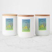 Birnen Pals Funny Cartoon Compote Kuchen und mehr Lebensmitteletikett (Flaschen)