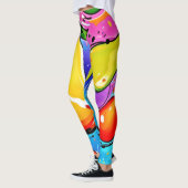 Birnen Pop Art Leggings (Links)