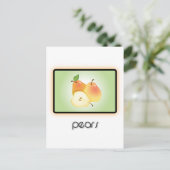 Birnen Postkarte (Stehend Vorderseite)