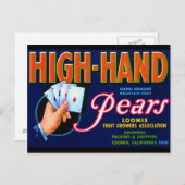 Birnen Postkarte (Vorne/Hinten)