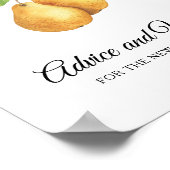 Birnen - Ratschläge und Wünsche für Neugeborene Poster (Ecke)