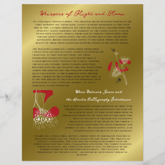 Birnen schlucken & Chinesisch Herz Orientale Flora Flyer