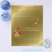 Birnen schlucken & Chinesisch Herz Orientale Flora Flyer (Einzeln)