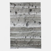 Birnen, Schwarz & Weiß, Winterküche Geschirrtuch (Vertikal)