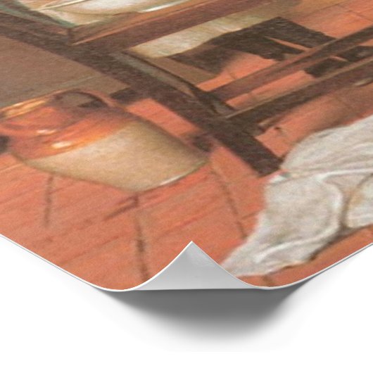 Birnen Seife 2 Kinder Poster (Ecke)