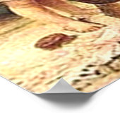 Birnen Seife Kinder waschen Hund Poster (Ecke)