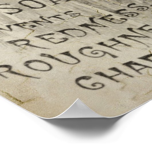 Birnen-Seifenwerbung Poster (Ecke)