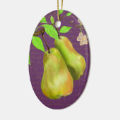Birnen-Skript-Verzierung Keramikornament (Links)