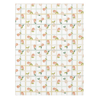 Birnen Sommer Picknick Karo Gingham neutral Tischdecke