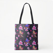 Birnen und Blüten Tote Tasche