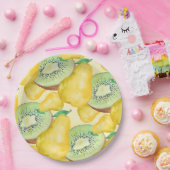 Birnen und Kiwi Pappteller (Party)