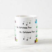 Birnen und Musikalische Bemerkungen Weihnachten Ta Kaffeetasse (Mittel)