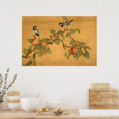 Birnen und Obst aus dem Orient Poster (Küche)