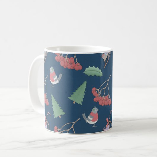 Birnen und Sleds Blue Kaffeetasse (Vorderseite Links)