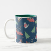 Birnen und Sleds Blue Zweifarbige Tasse (Links)