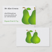 Birnen Visitenkarte (Vorne/Hinten)