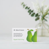 Birnen Visitenkarte (Stehend Vorderseite)