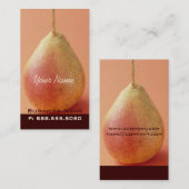 Birnen-Visitenkarten Visitenkarte (Vorne/Hinten)