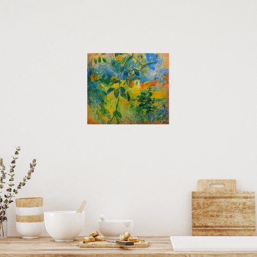 Birnen von Berthe Morisot Poster (Küche)