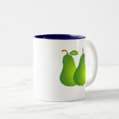 Birnen Zweifarbige Tasse (VorderseiteRechts)