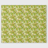 Birnenbaumzweige und Birnenmuster Geschenkpapier (Flach)
