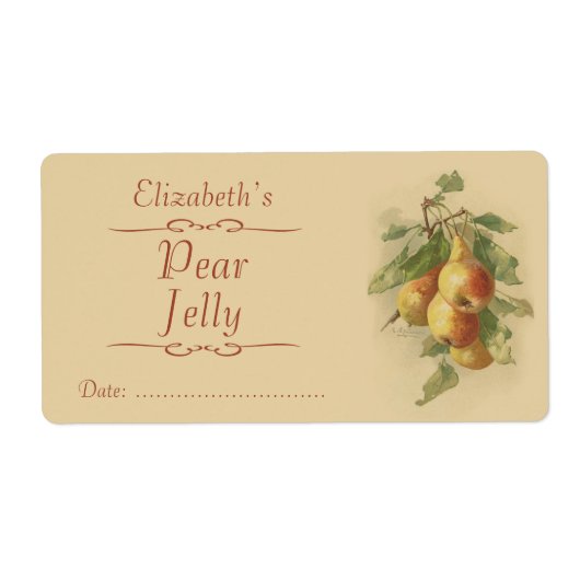 Birnenbearbeitungsmarke (Vorne)