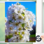 Birnenblüten Fensteraufkleber (Zuhause)