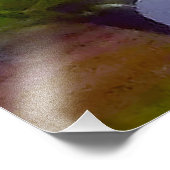 Birnenblüten Fotodruck (Ecke)