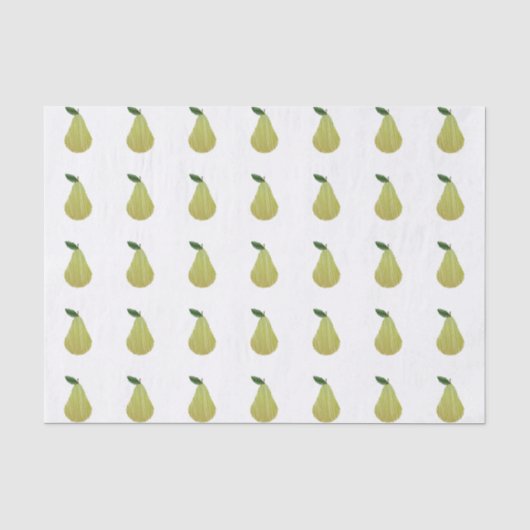 Birnendesign Seidenpapier (Vorderseite)